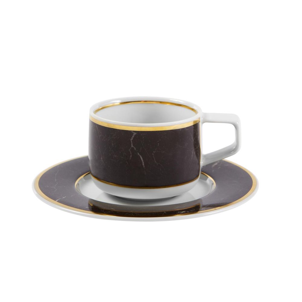 Vista Alegre Carrara Coffee Cup & Saucer