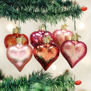 Old World Christmas Heart Ornament Assorted Of 6