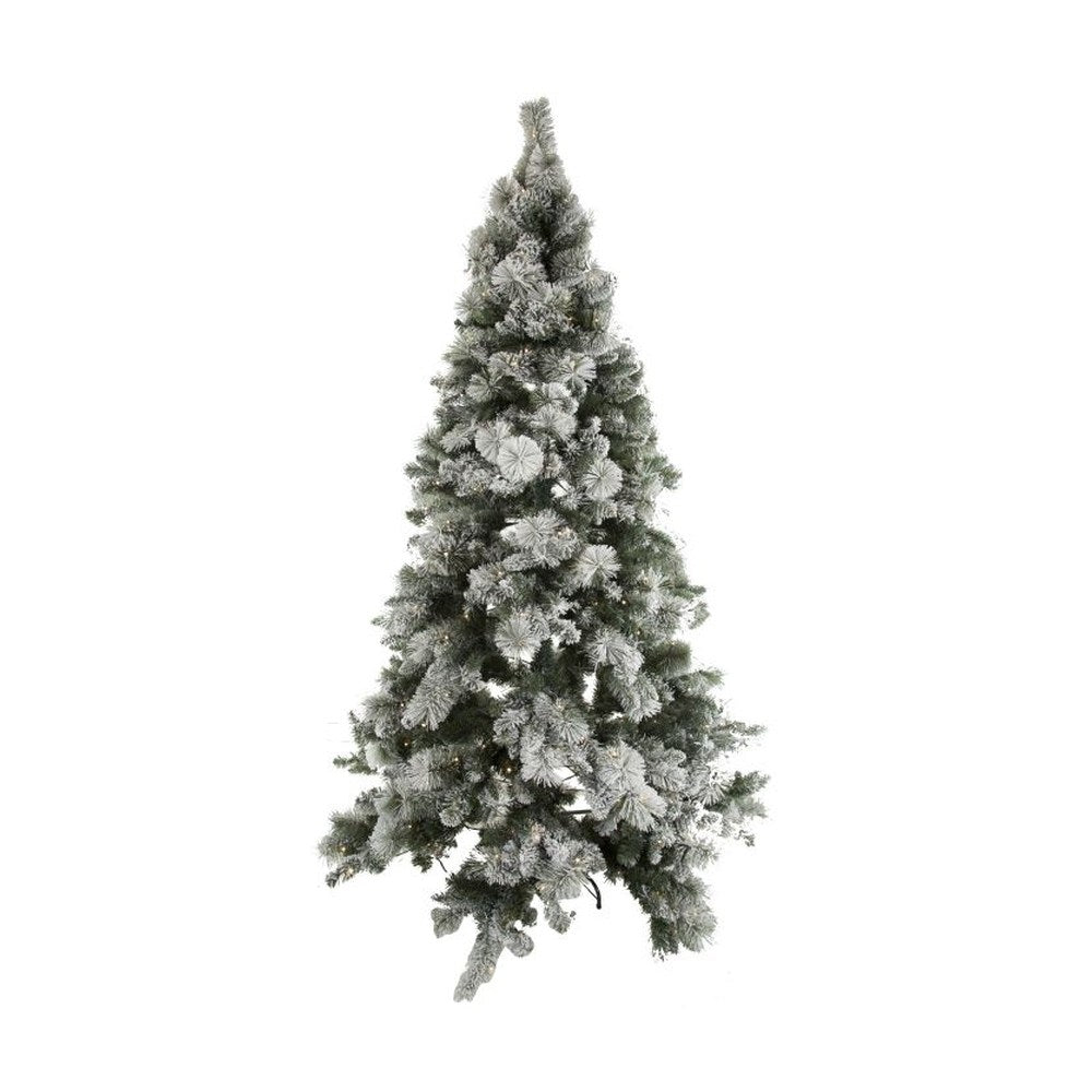 Mark Roberts Christmas 2018 Snow Spruce Pine Christmas Tree, 7 Feet