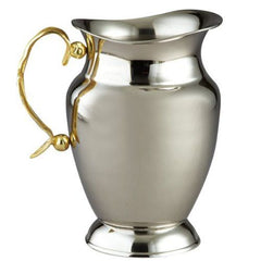 Leeber Gold Feather Water Pitcher, 7"