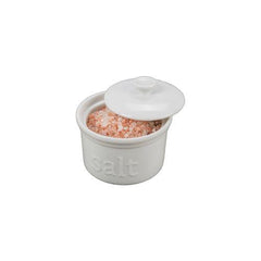 BIA Cordon Bleu Salt Box, Gift Boxed, 4" x 4" x 3.5", 10 oz, Porcelain