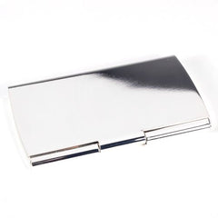 Silver Plated Business Card Case With Smooth Finish