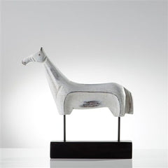 Torre & Tagus Noble Horse Decor Figure, Small - White, Resin, 16.75" x 17.5"