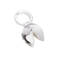 Bey Berk Silver Plated Fortune Cookie Box Key Ring