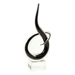 Bey Berk Crystal 14" Black Spiral Trophy