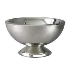 Leeber Punch Bowl, 3-Gallon, Silver, Stainless Steel, Doublewall