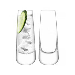 LSA International Bar Culture, Set of 2 Long Drink Glass, 10.5 Fl Oz, Clear