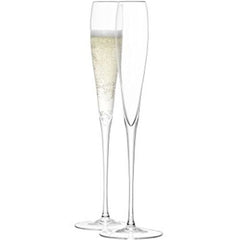 LSA International Wine Grand Champagne Flute, Clear, Set of 2