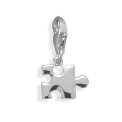 MMA Puzzle Piece Charm with Lobster Clasp.