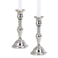 Leeber Hampton Candleholder, Pair, 8.5", Silver