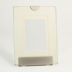 Silver Plated With Pearl Finish 4"X6" Picture Frame