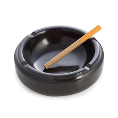 Bey Berk Hand-Crafted Black Marble Ashtray