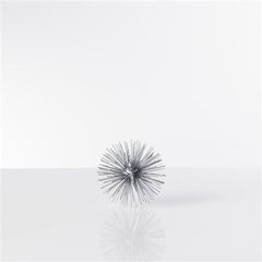 Torre & Tagus Spike Decor Sphere Small - Silver, Metal, 4" x 4" x 4"