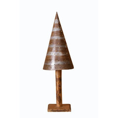 Your Heart's Delight Cone Tree - Inside Hook For String Of Lights, Wood
