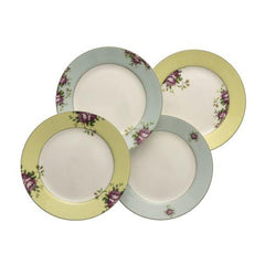 Aynsley Archive Rose Plates (Set of 4), China