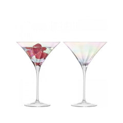 LSA International Pearl Cocktail Glass Mother Of Pearl,Set of 2