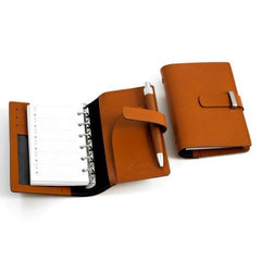 Bey Berk Saddle Leather Agenda Book With Ball Point Pen