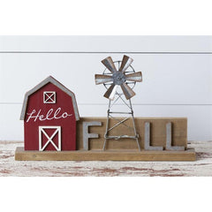 Your Heart's Delight Table Top Sign - Hello fall, Wood