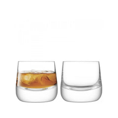 LSA International Bar Culture, Set of 2 Whisky Glass 7.4 Fl Oz, Clear, Glass