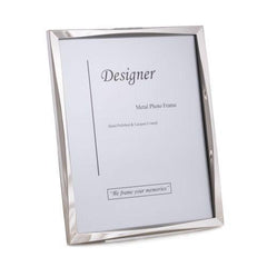 Bey Berk Silver Tone 8"X10" Picture Frame With Easel Back