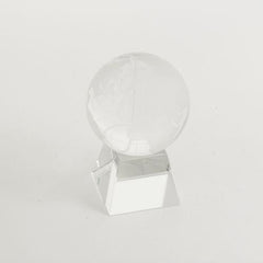 Bey Berk 3" Acetate Etched Glass Globe With Base