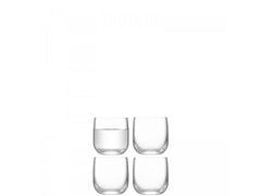 LSA International Set of 4 Borough Shot Glass, 75ml, Clear, Glass