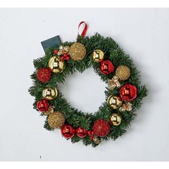 Worth Imports 18" 20 Light Decorated Wreath With Timer