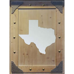 Vintage Direct Texas Mirror Wall Decor, Brown, Mirror