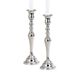 Leeber Hampton Candleholders, Pair, 12.5", Silver
